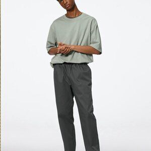 GU Chef Pants with elastic waistband, lightly worn